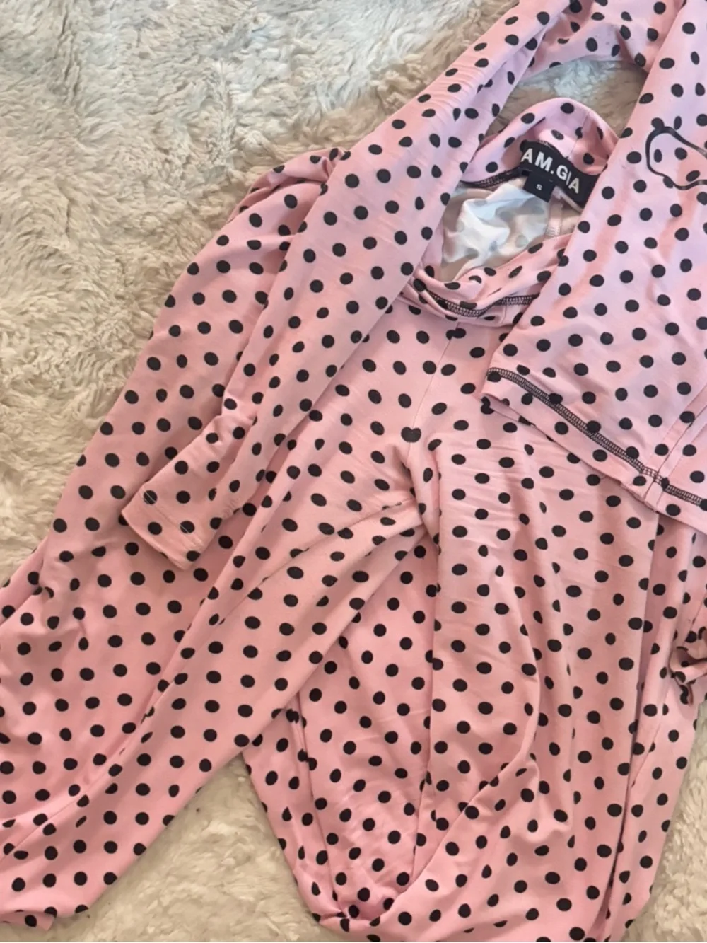 I.AM.GIA pink polka dot set - Picture 4 of 5